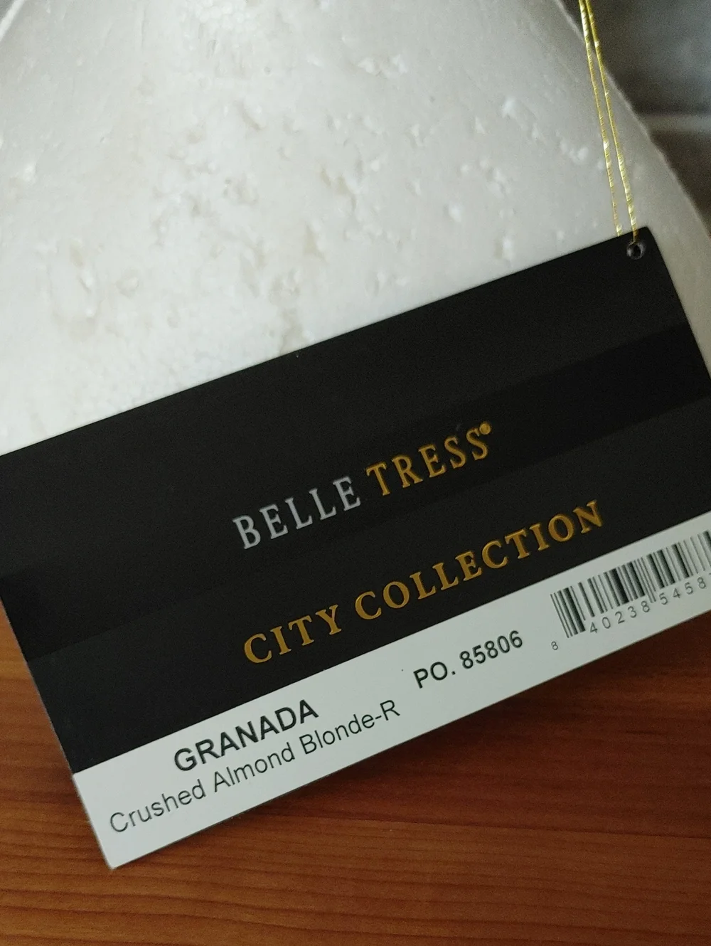 Belle Tress Granada Crushed Almond Blonde R Wig NWT